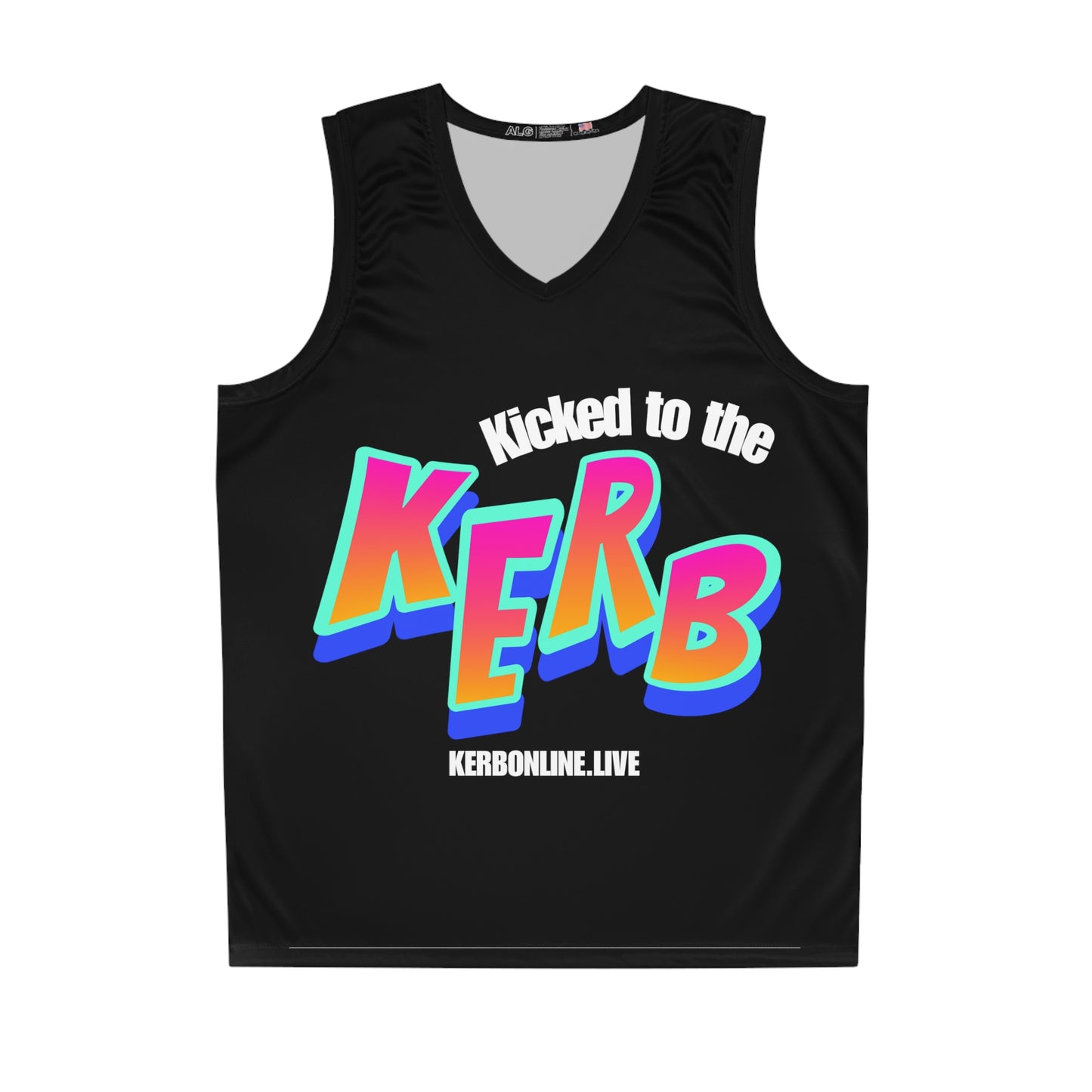 Kicked to the KERB Basketball Jersey (AOP)