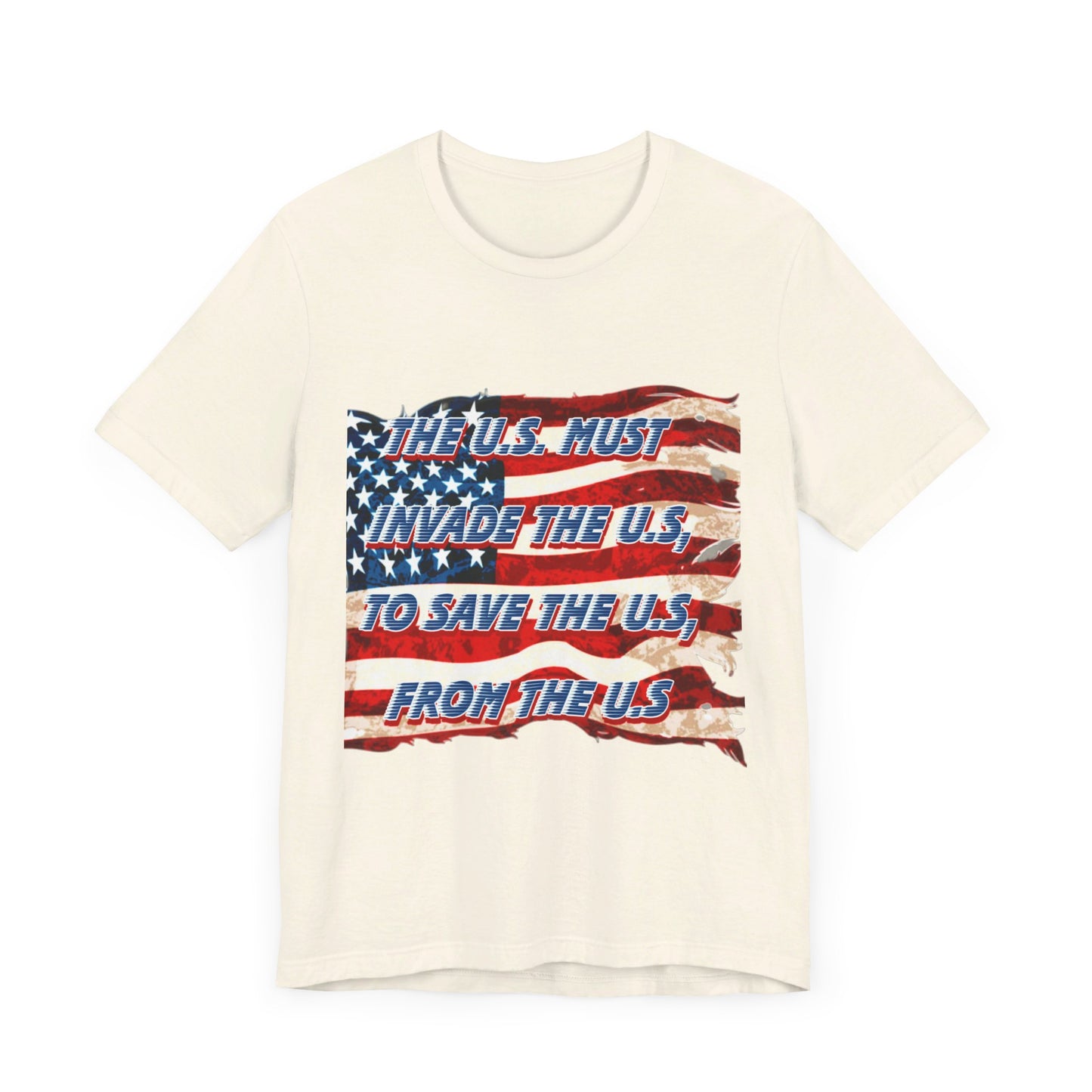 Save the USA from Itself - Unisex Jersey Short Sleeve Tee