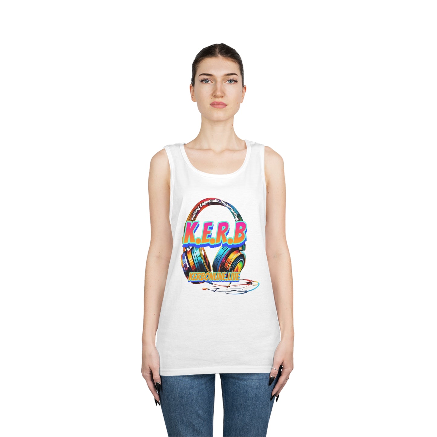 KERB Logo Unisex Heavy Cotton Tank Top