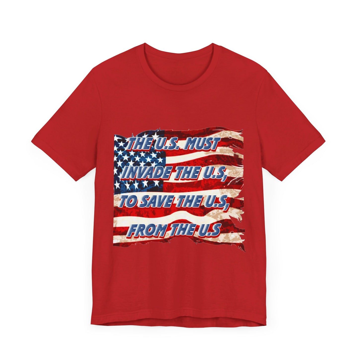 Save the USA from Itself - Unisex Jersey Short Sleeve Tee