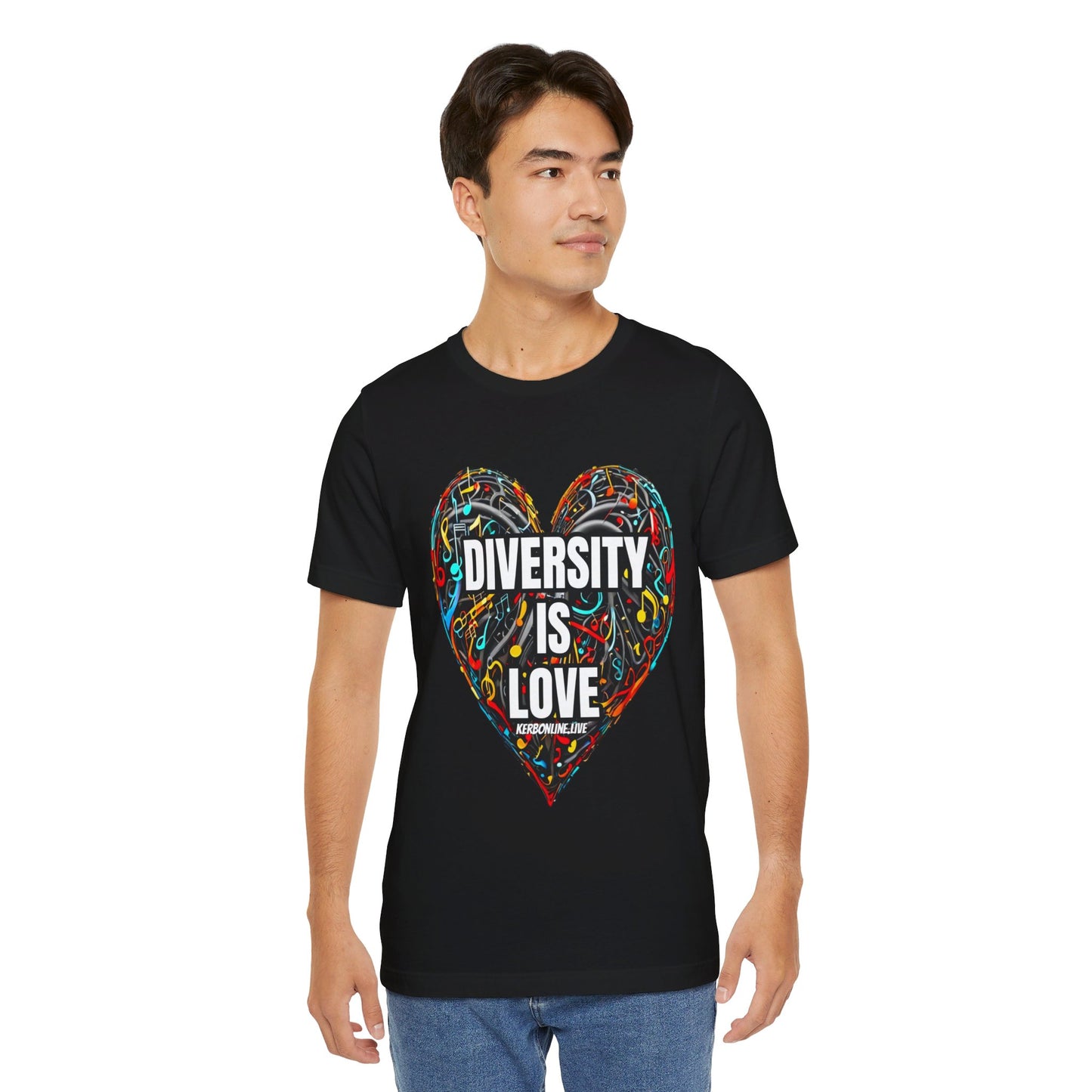 KERB Diversity is Love - Unisex  Short Sleeve Tee