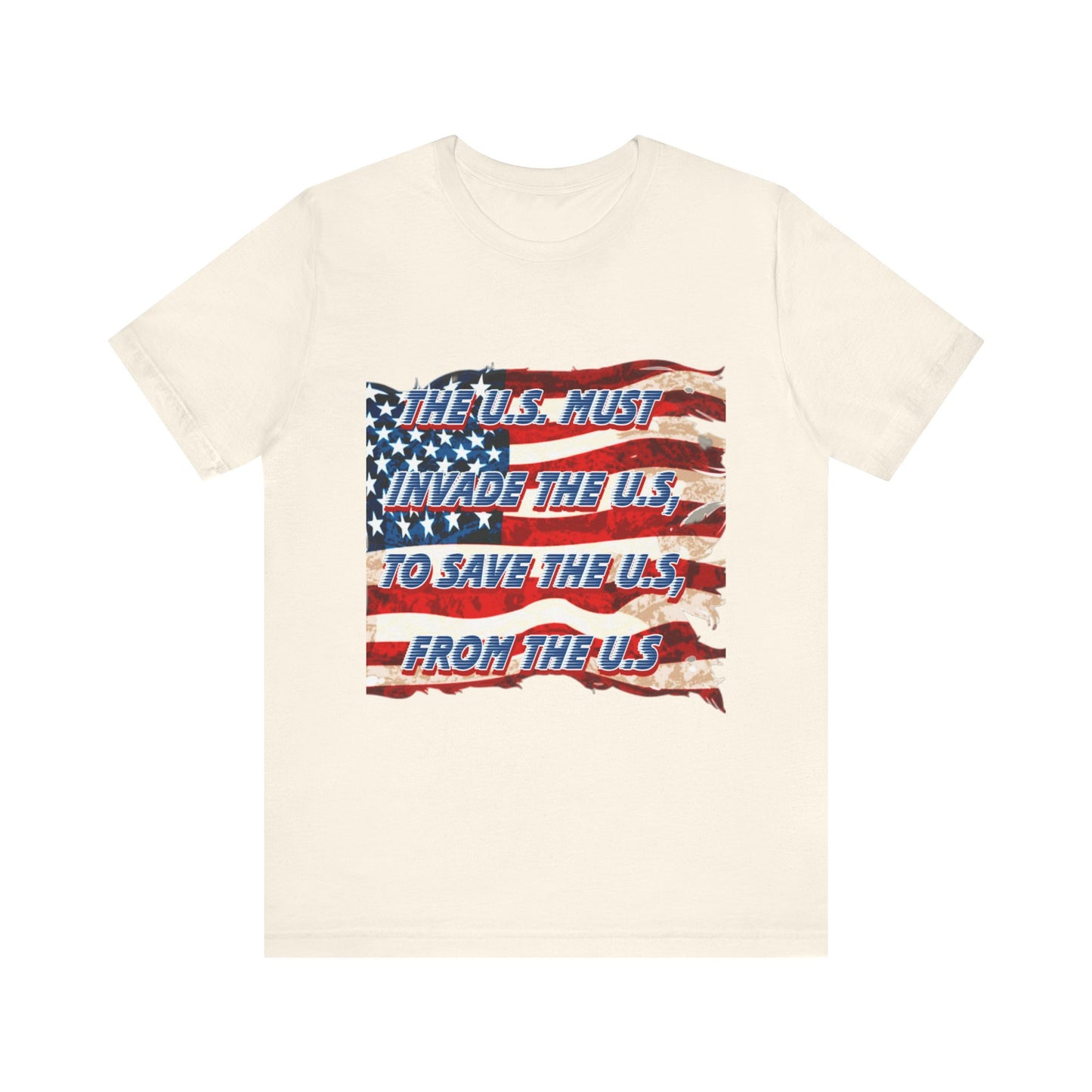 Save the USA from Itself - Unisex Jersey Short Sleeve Tee