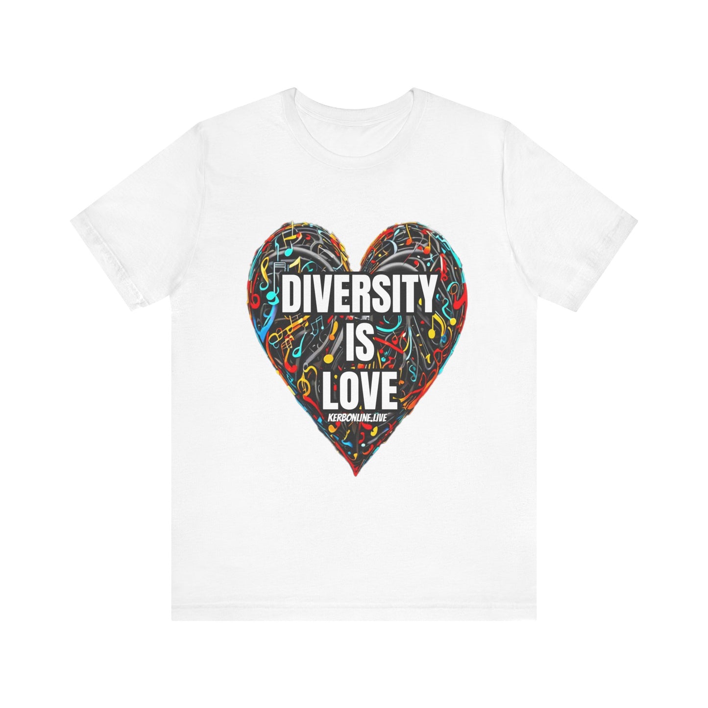 KERB Diversity is Love - Unisex  Short Sleeve Tee