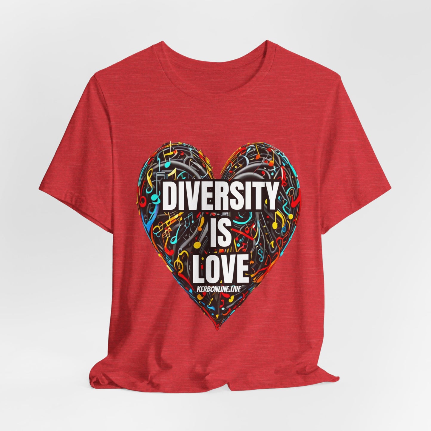 KERB Diversity is Love - Unisex  Short Sleeve Tee