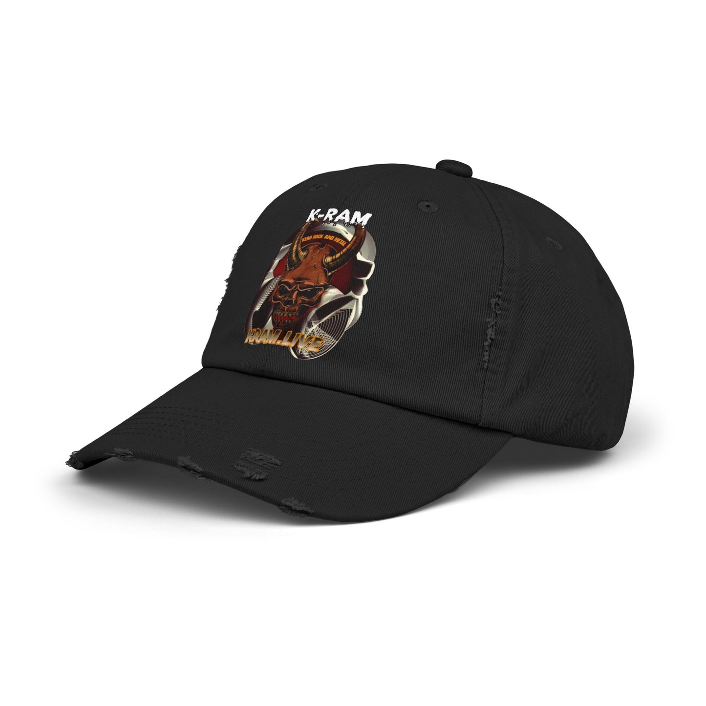 K-RAM Unisex Distressed Cap