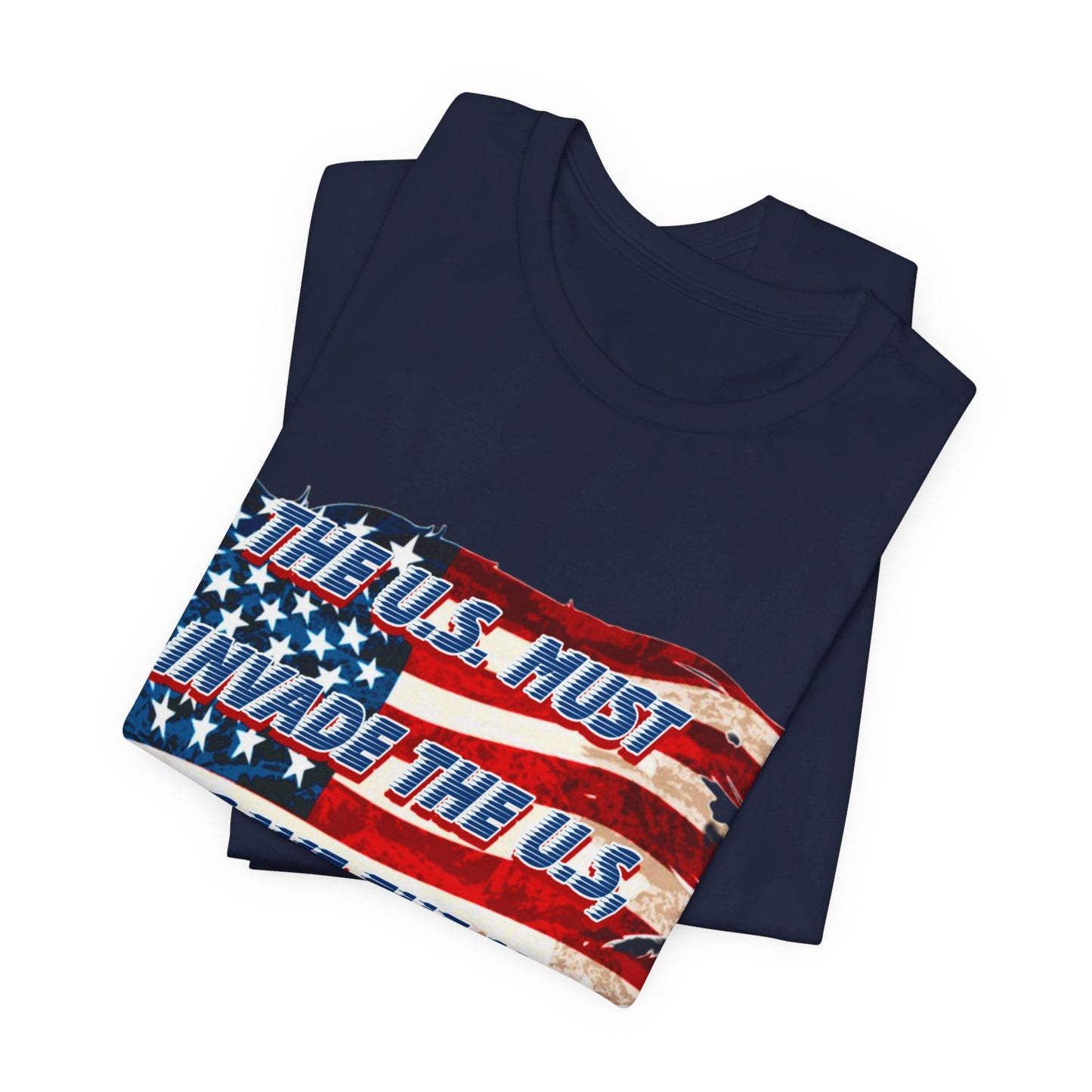 Save the USA from Itself - Unisex Jersey Short Sleeve Tee