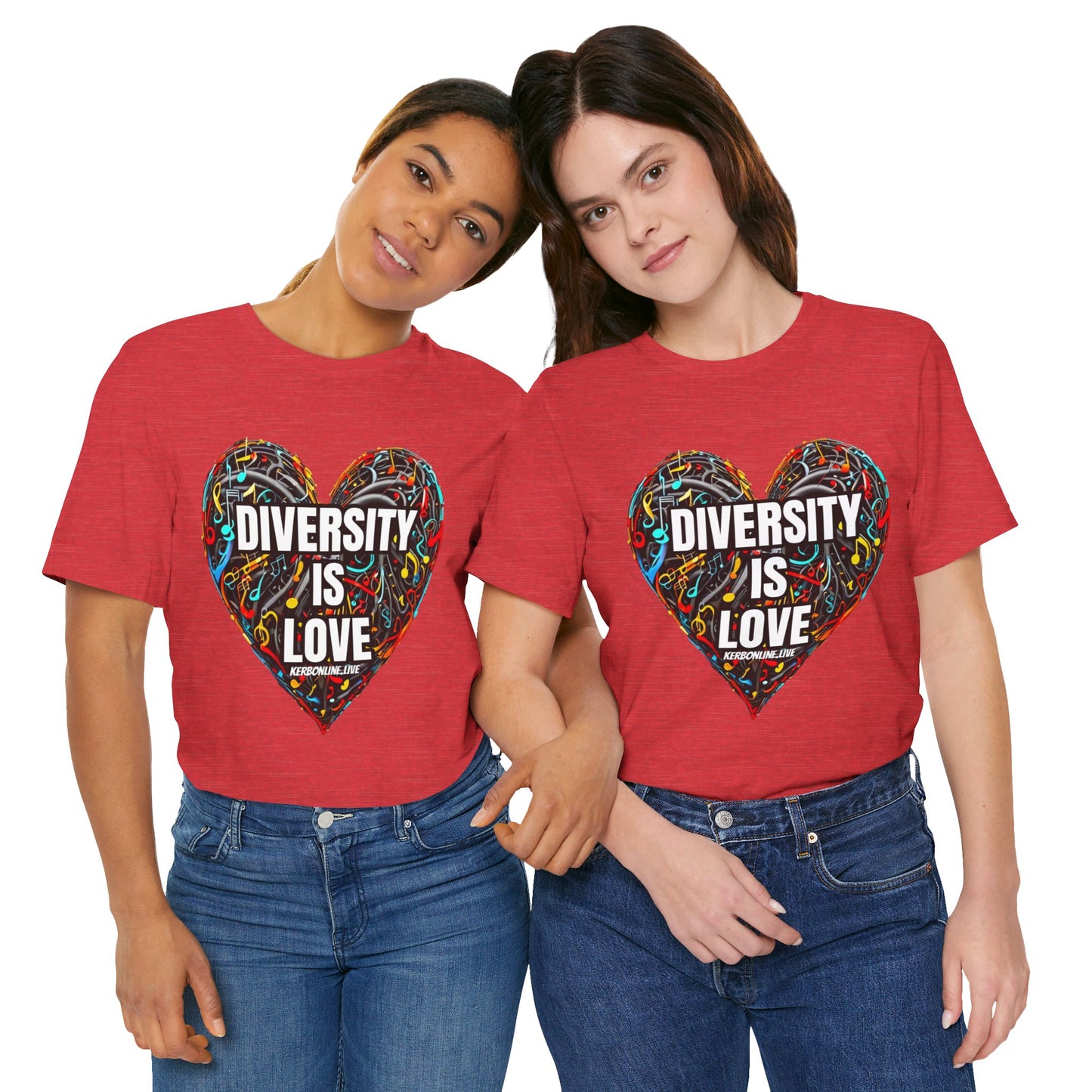 KERB Diversity is Love - Unisex  Short Sleeve Tee