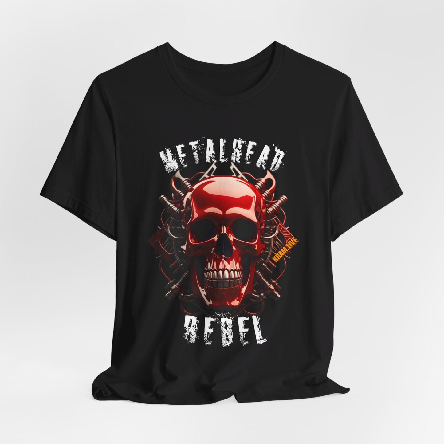 K-RAM Metalhead Rebel Unisex Short Sleeve Tee