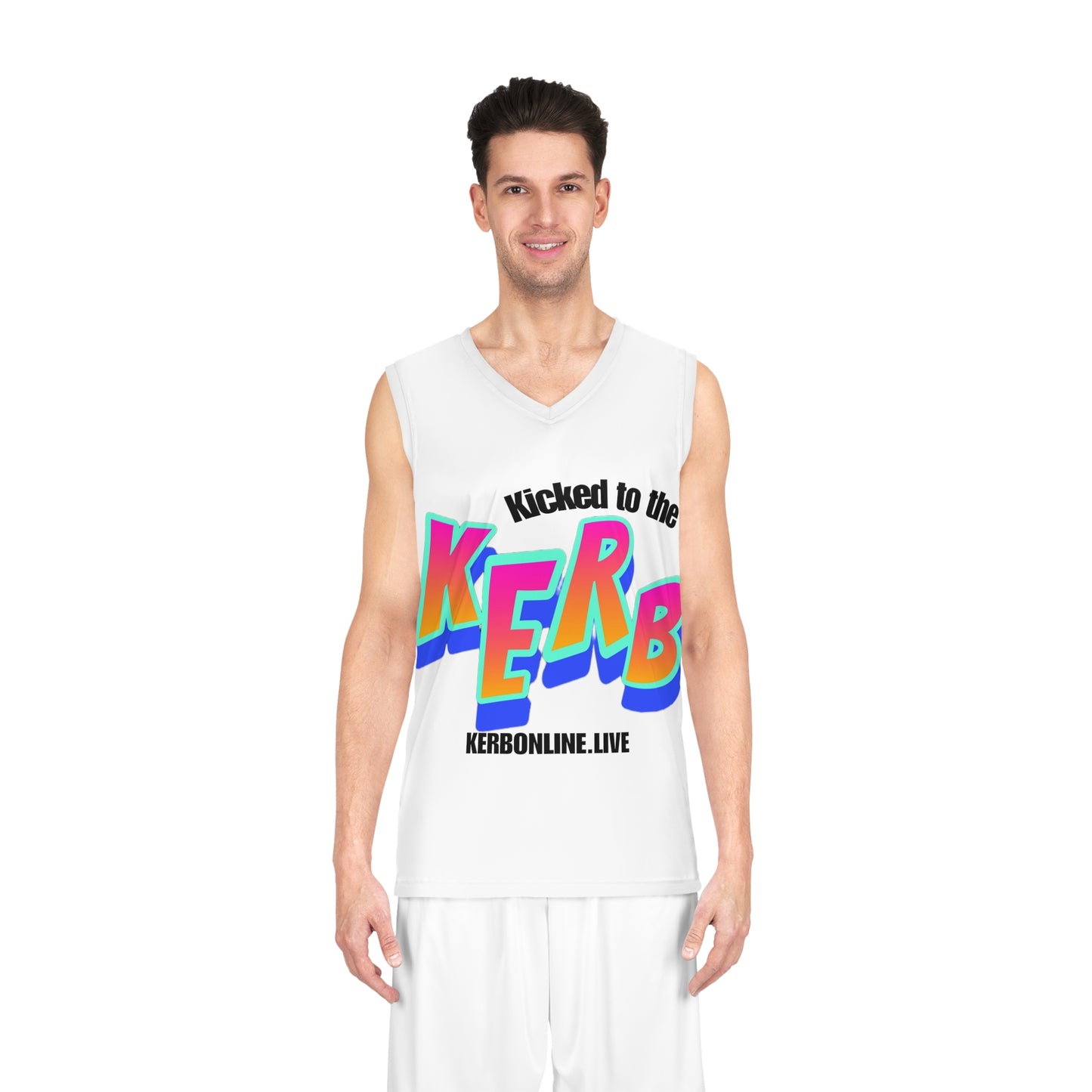 Kicked to the KERB Basketball Jersey (AOP)