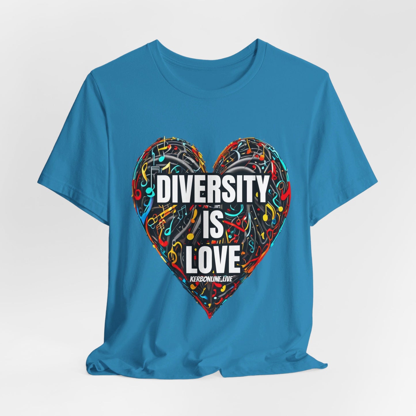 KERB Diversity is Love - Unisex  Short Sleeve Tee