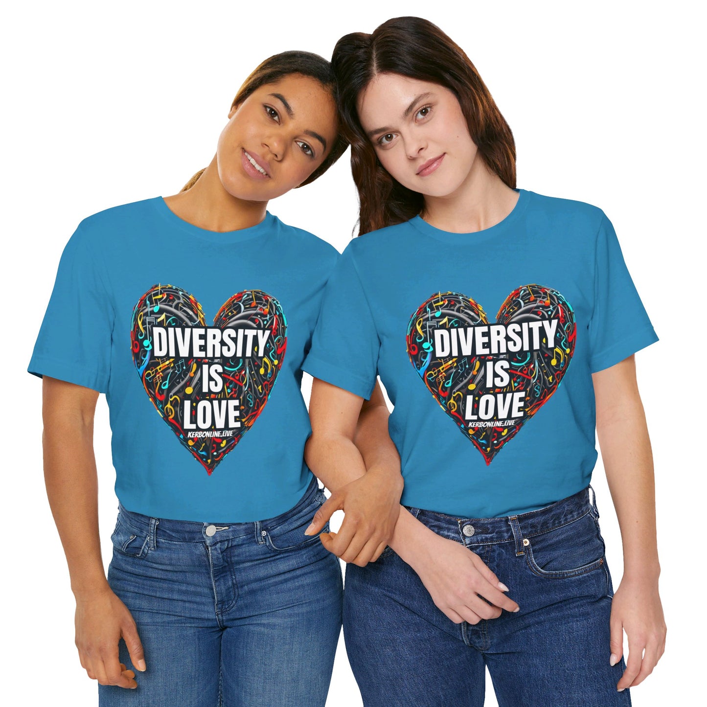 KERB Diversity is Love - Unisex  Short Sleeve Tee