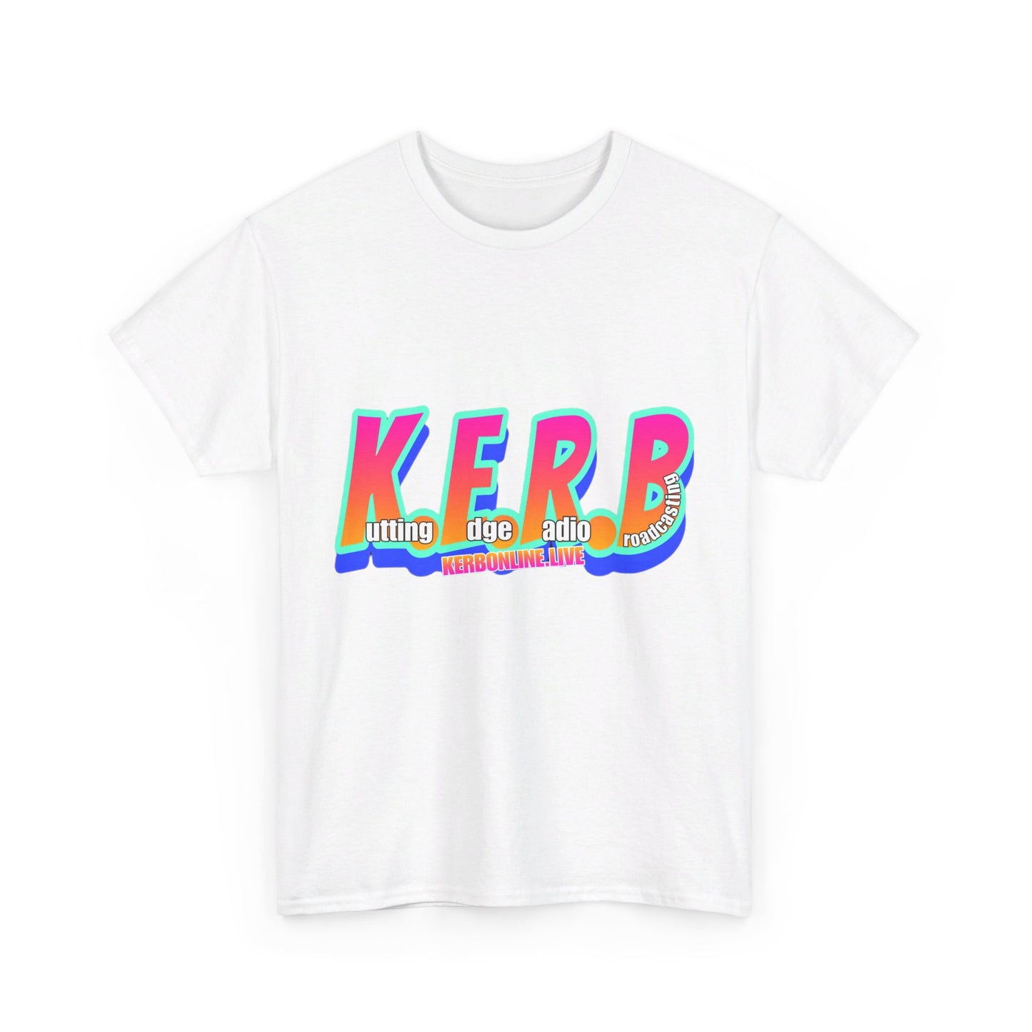 KERB Rainbow Logo Unisex Heavy Cotton Tee