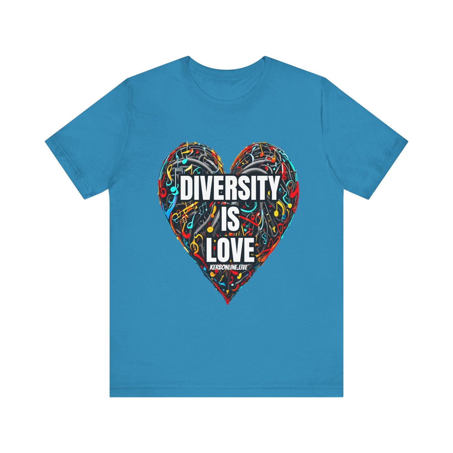 KERB Diversity is Love - Unisex  Short Sleeve Tee