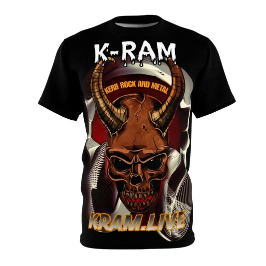 K-RAM Logo Unisex Cut & Sew Tee (AOP)