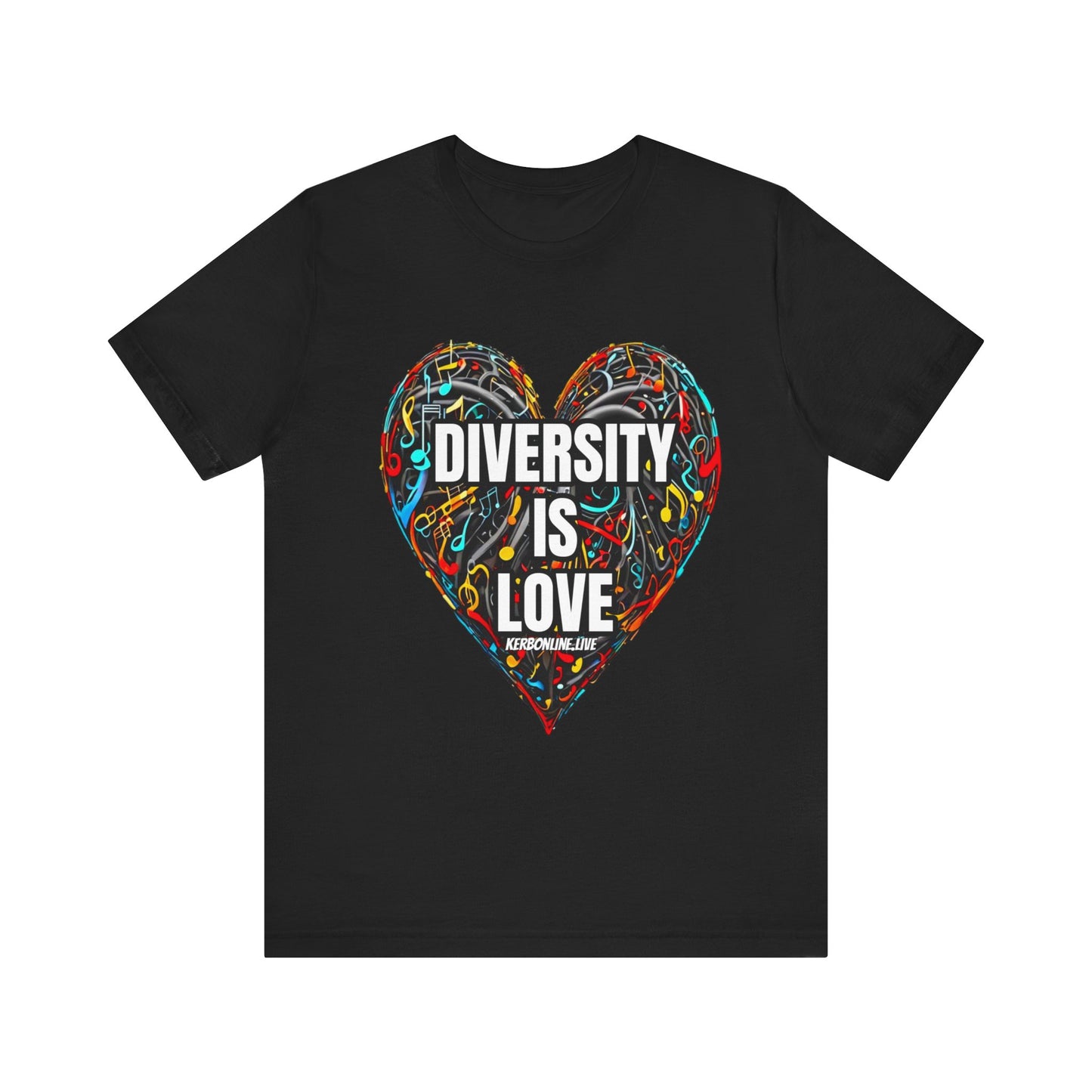 KERB Diversity is Love - Unisex  Short Sleeve Tee