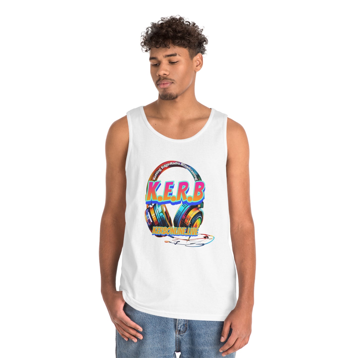 KERB Logo Unisex Heavy Cotton Tank Top