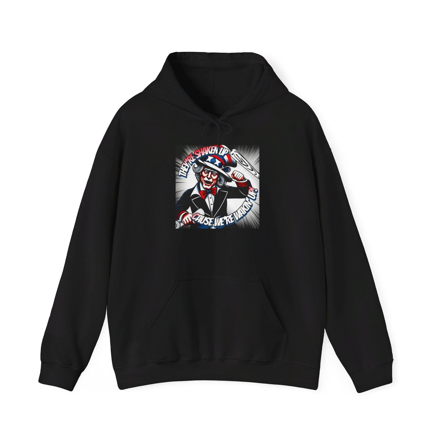 Angry Uncle Sam - Unisex Heavy Blend™ Hooded Sweatshirt