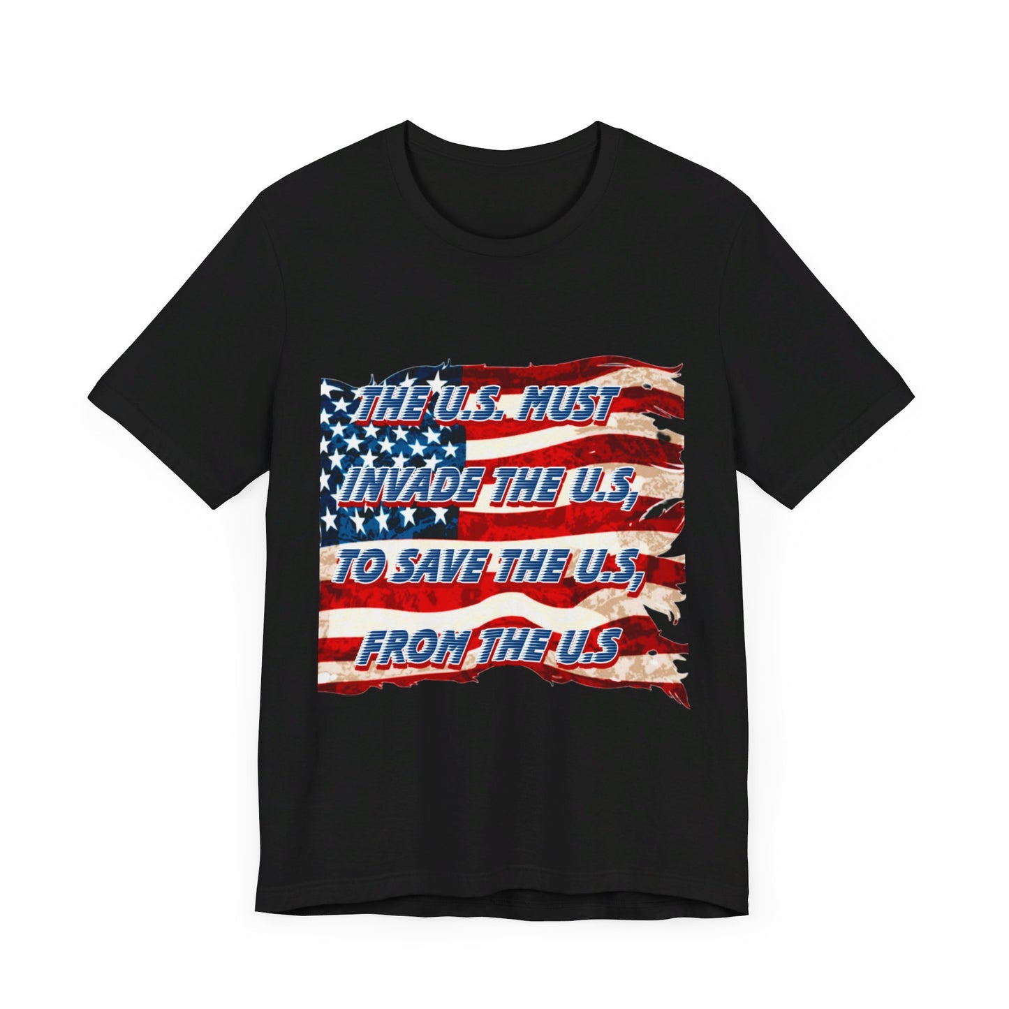 Save the USA from Itself - Unisex Jersey Short Sleeve Tee