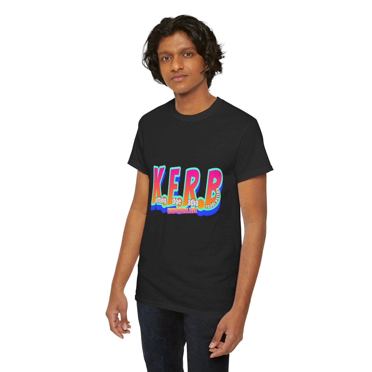 KERB Rainbow Logo Unisex Heavy Cotton Tee