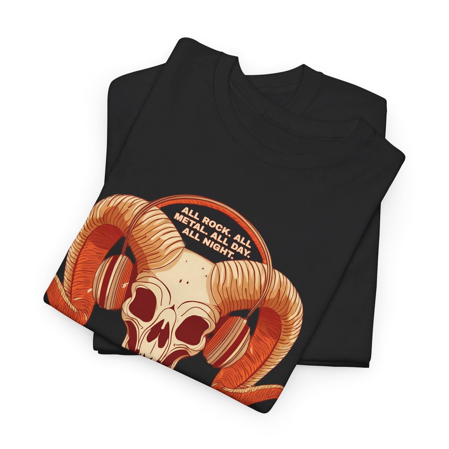 K-RAM Radio Headphone Ram Unisex Heavy Cotton Tee