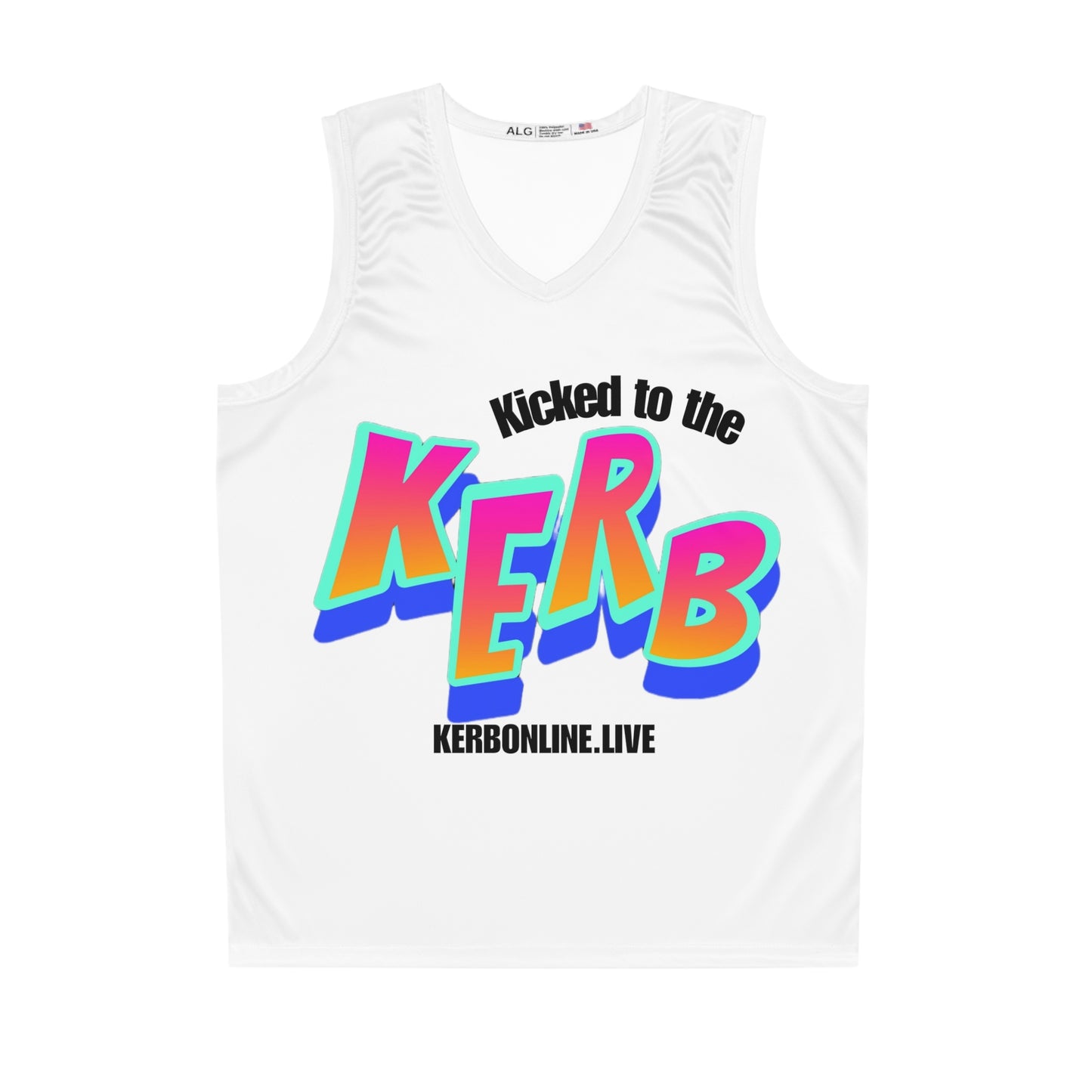 Kicked to the KERB Basketball Jersey (AOP)