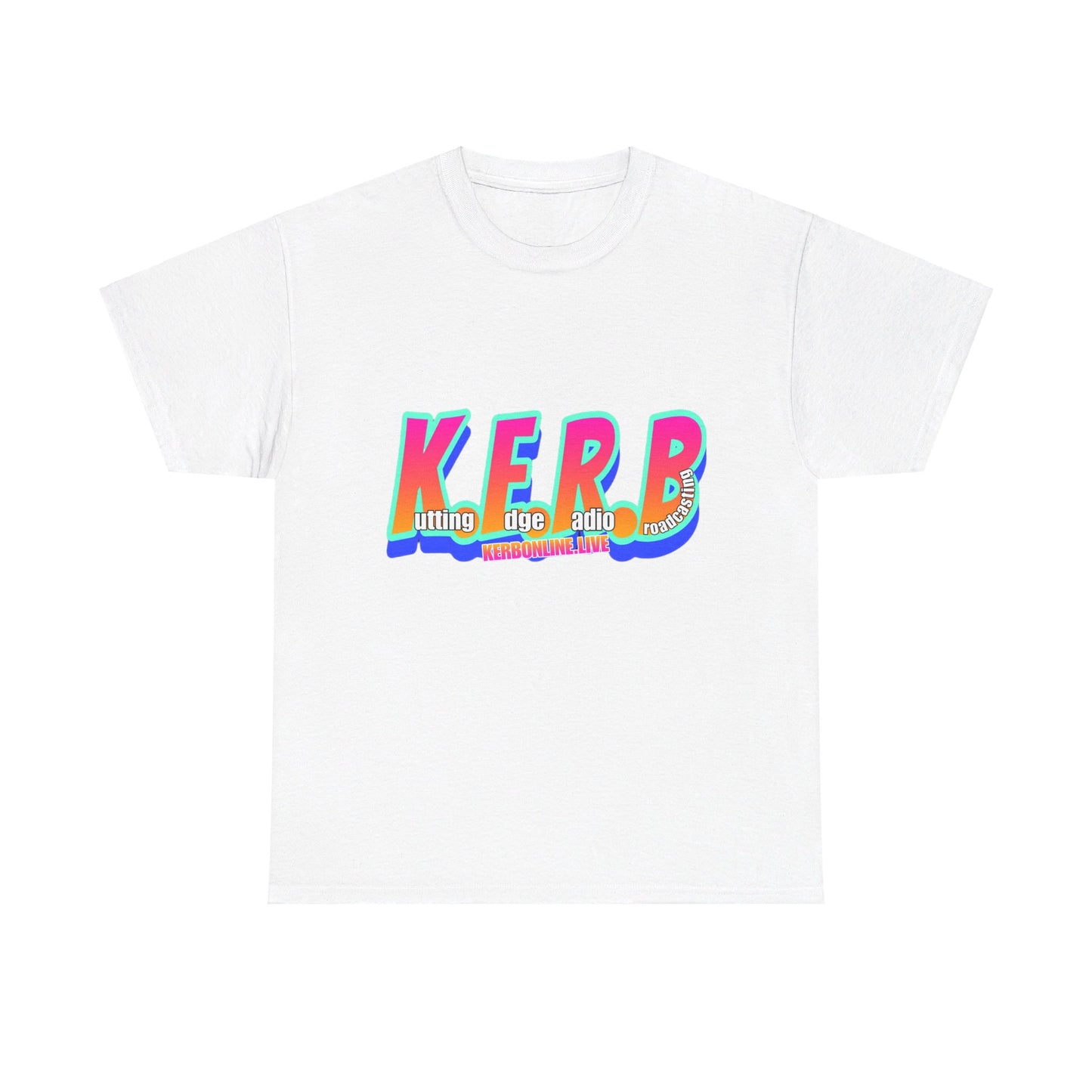 KERB Rainbow Logo Unisex Heavy Cotton Tee