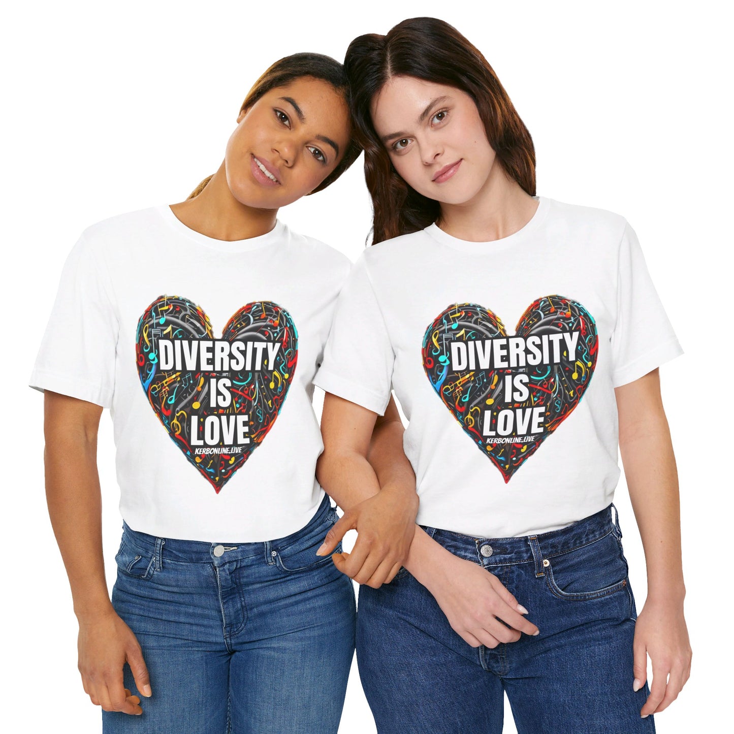 KERB Diversity is Love - Unisex  Short Sleeve Tee