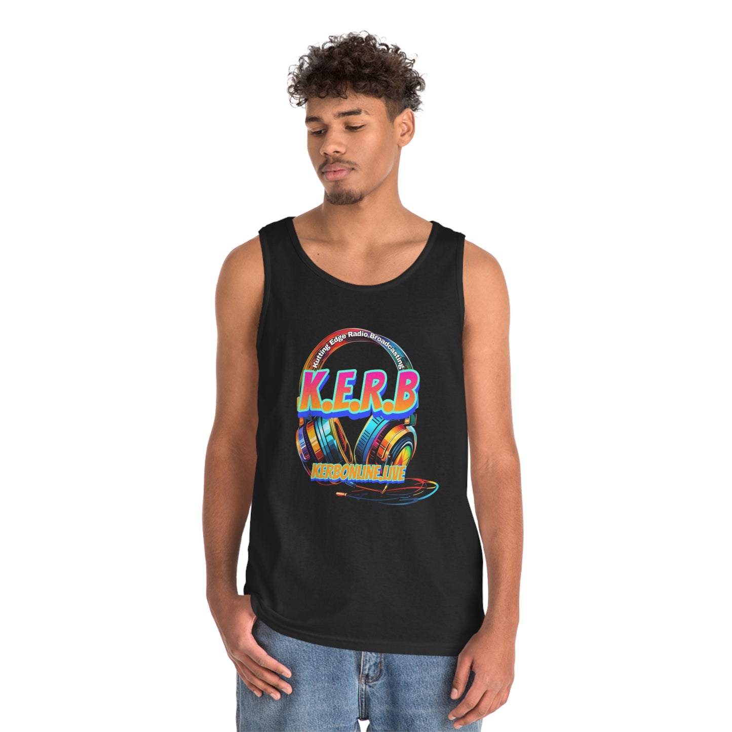 KERB Logo Unisex Heavy Cotton Tank Top