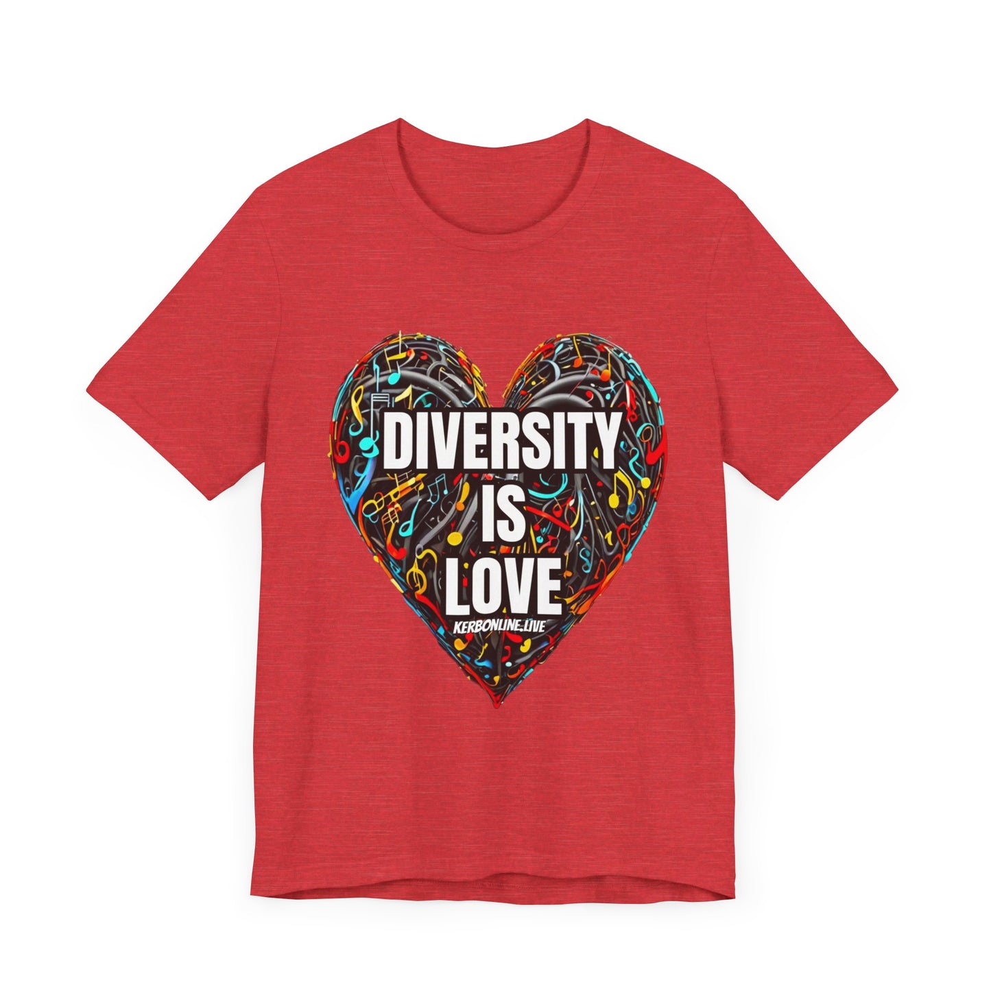 KERB Diversity is Love - Unisex  Short Sleeve Tee