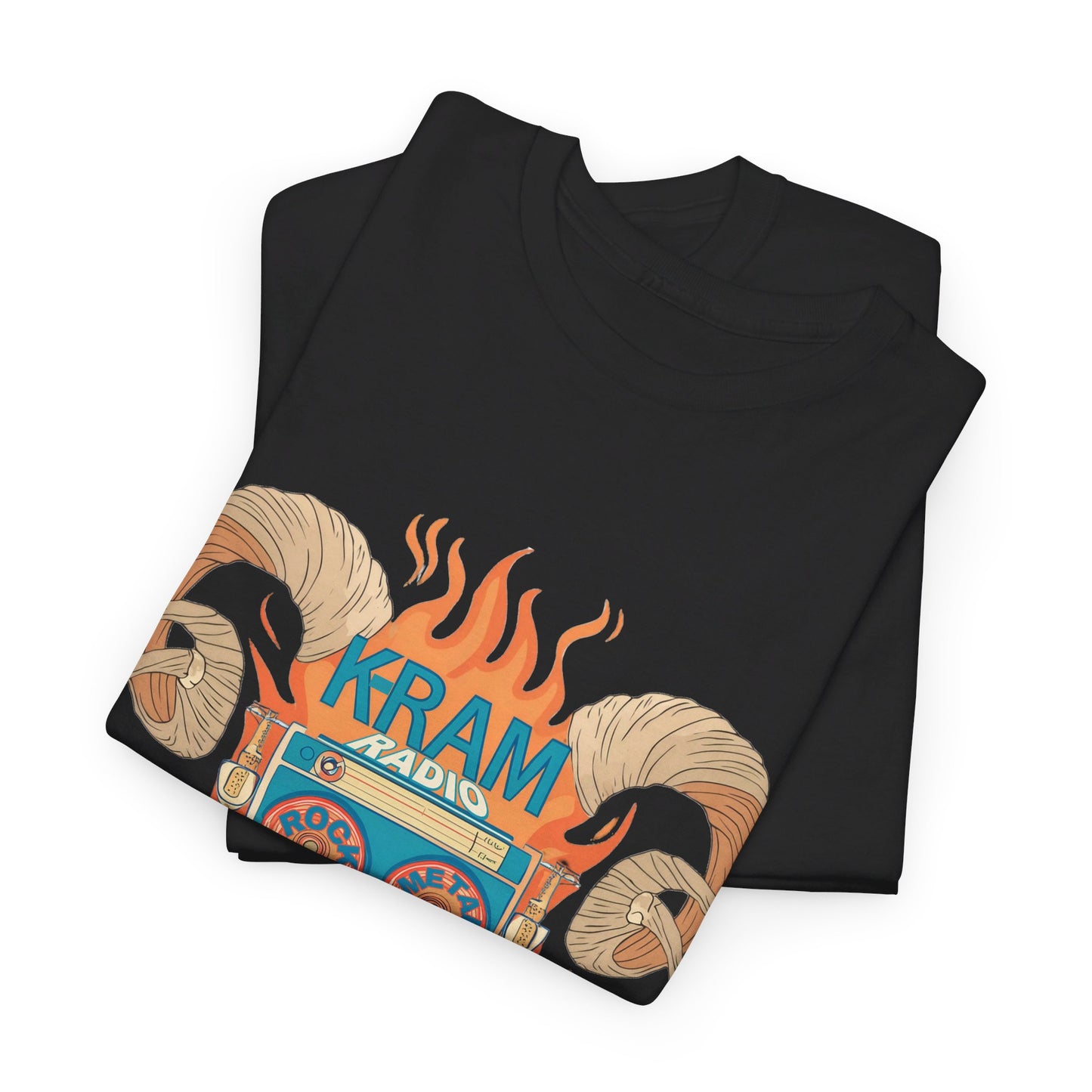 K-RAM Radio Music Ram Unisex Heavy Cotton Tee