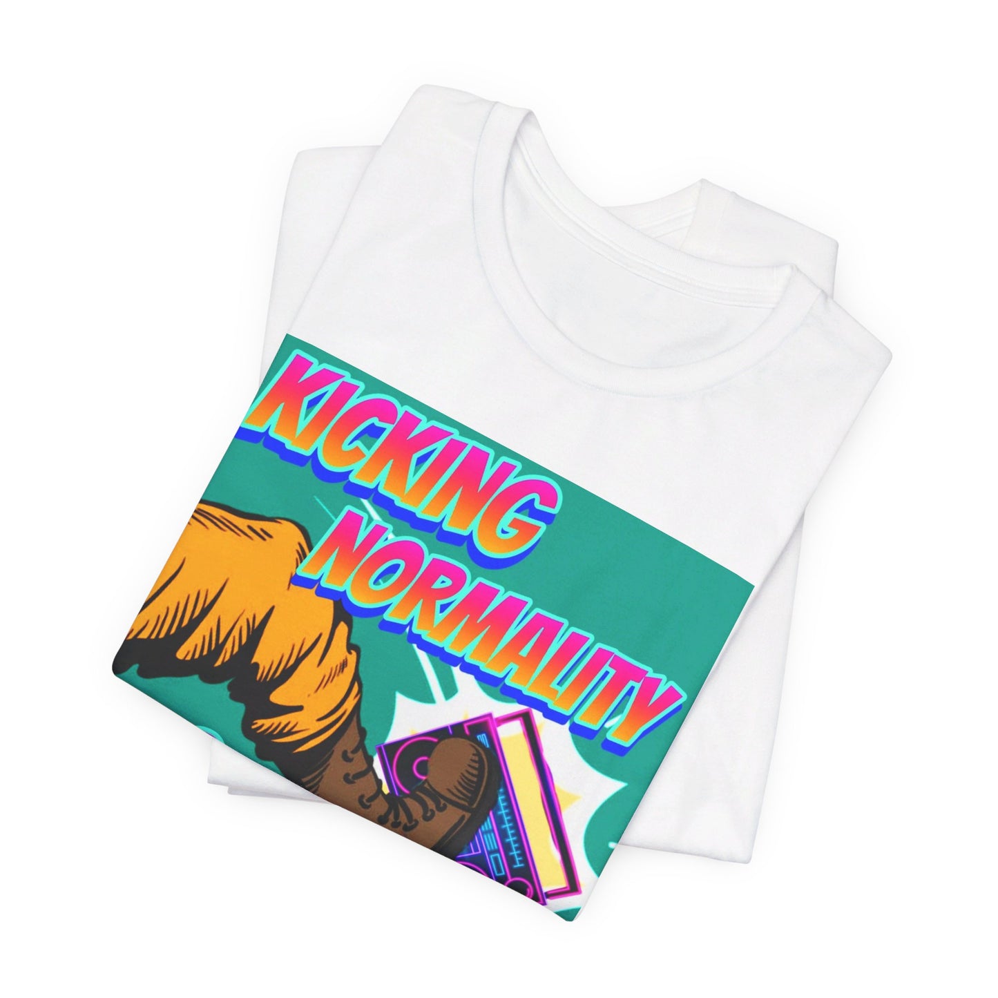 Kicking Normality to the KERB - Unisex Short Sleeve Tee