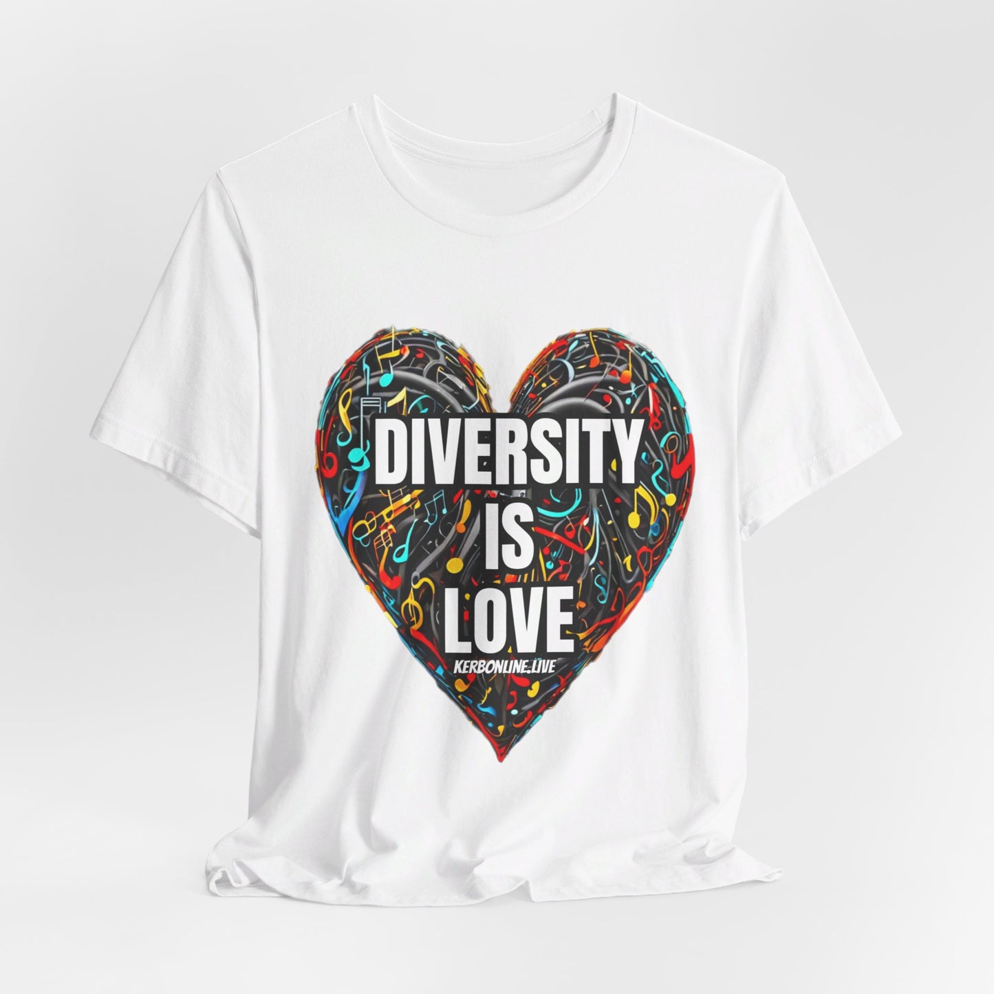 KERB Diversity is Love - Unisex  Short Sleeve Tee