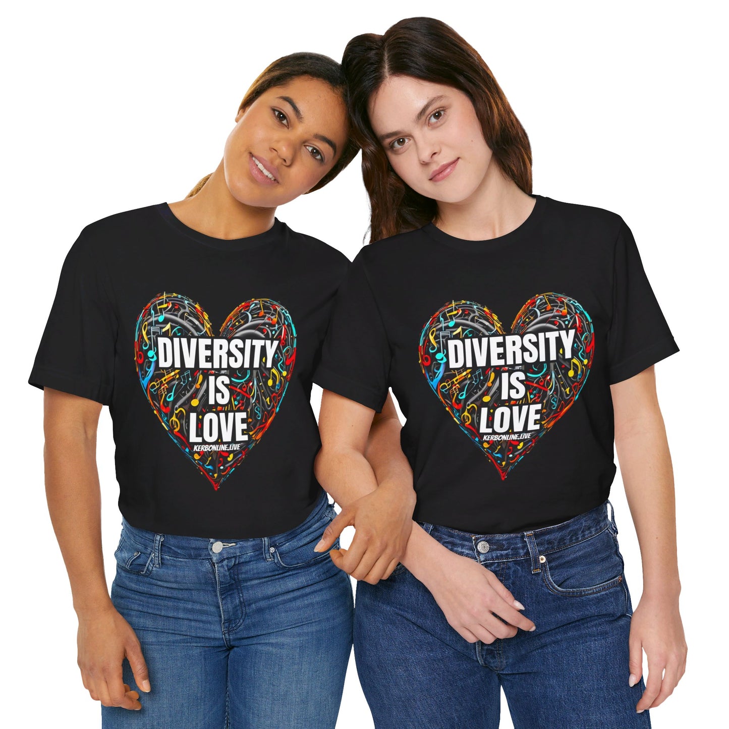 KERB Diversity is Love - Unisex  Short Sleeve Tee