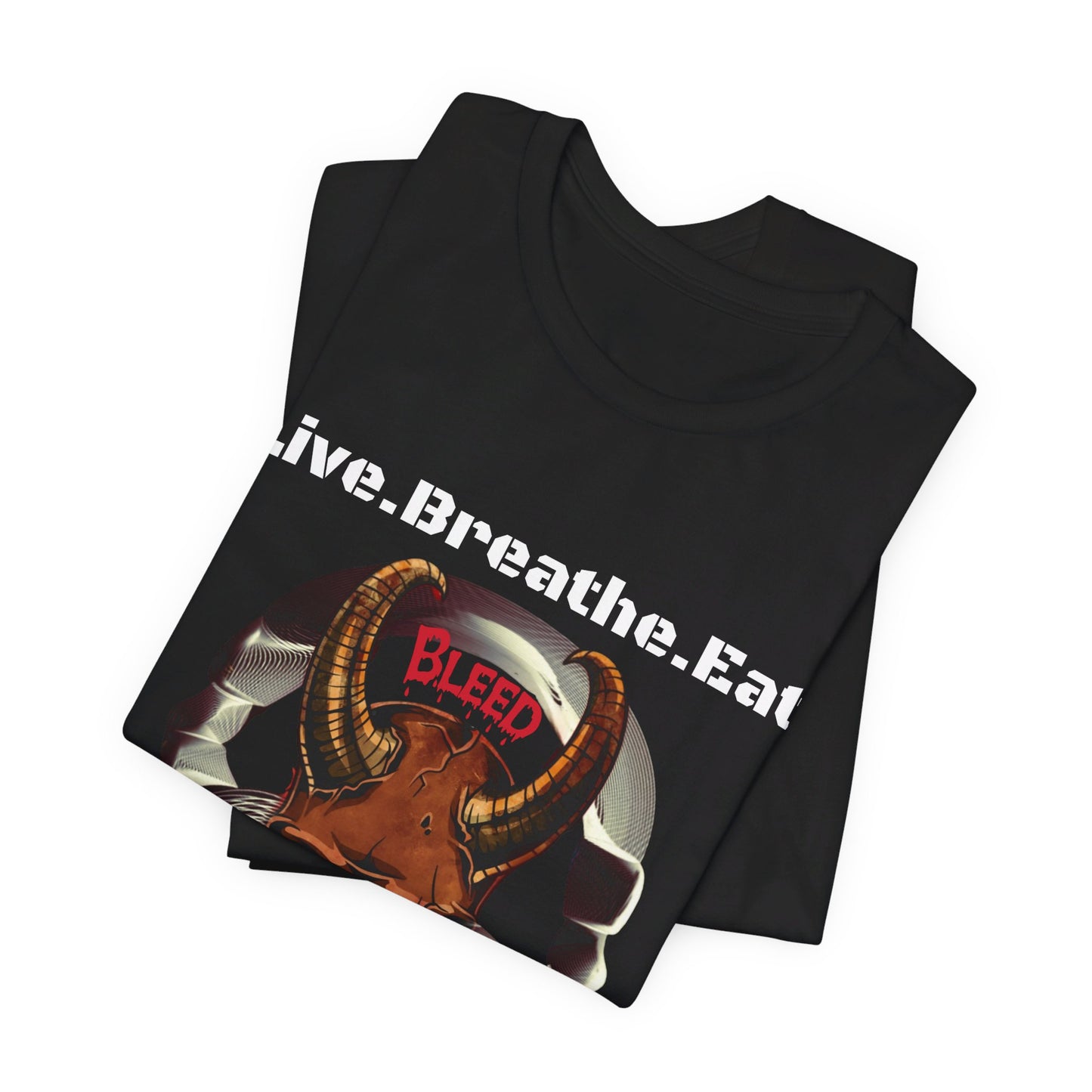 K-RAM Live, Breathe, Eat Metal Unisex Short Sleeve Tee