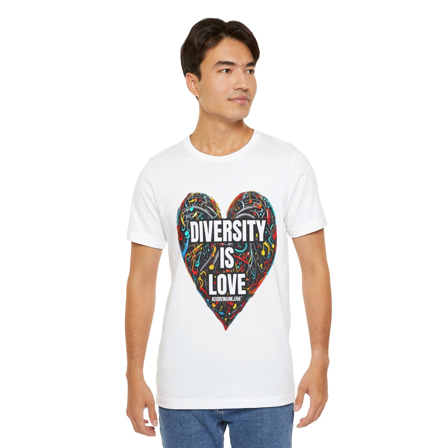 KERB Diversity is Love - Unisex  Short Sleeve Tee