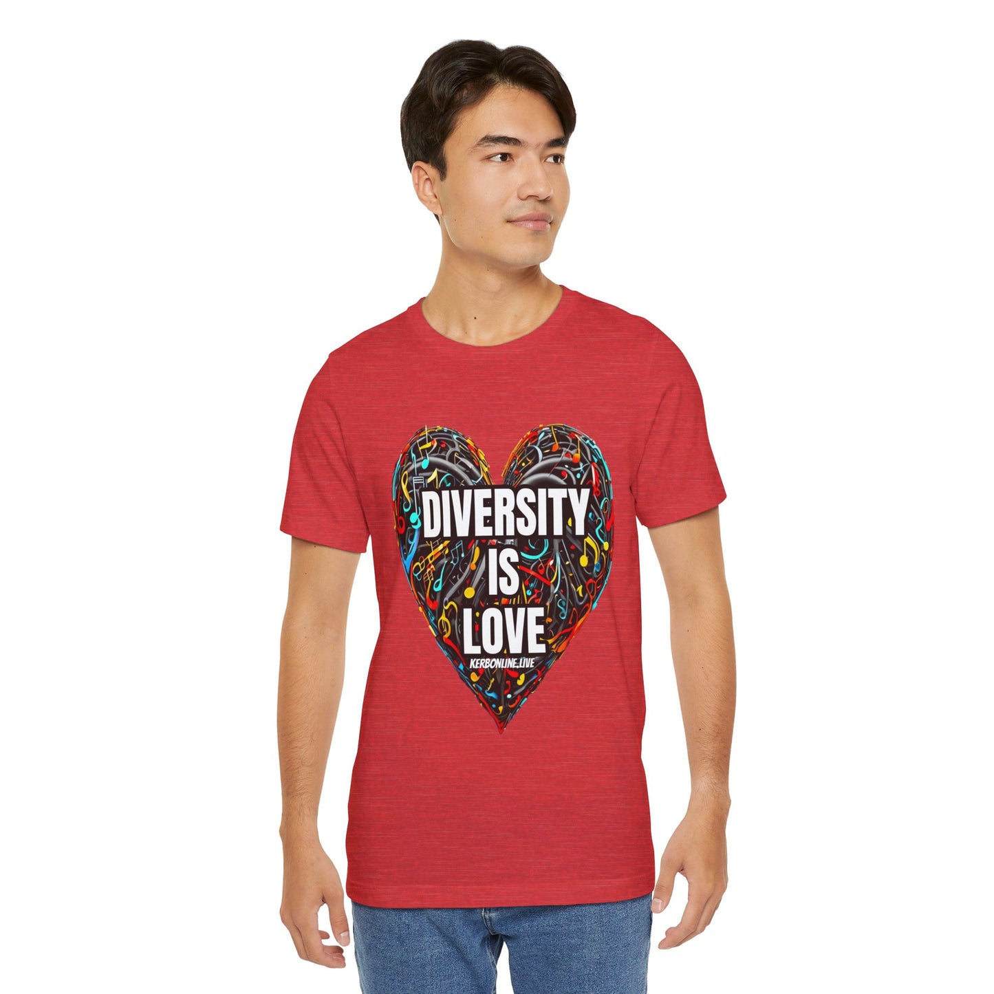 KERB Diversity is Love - Unisex  Short Sleeve Tee