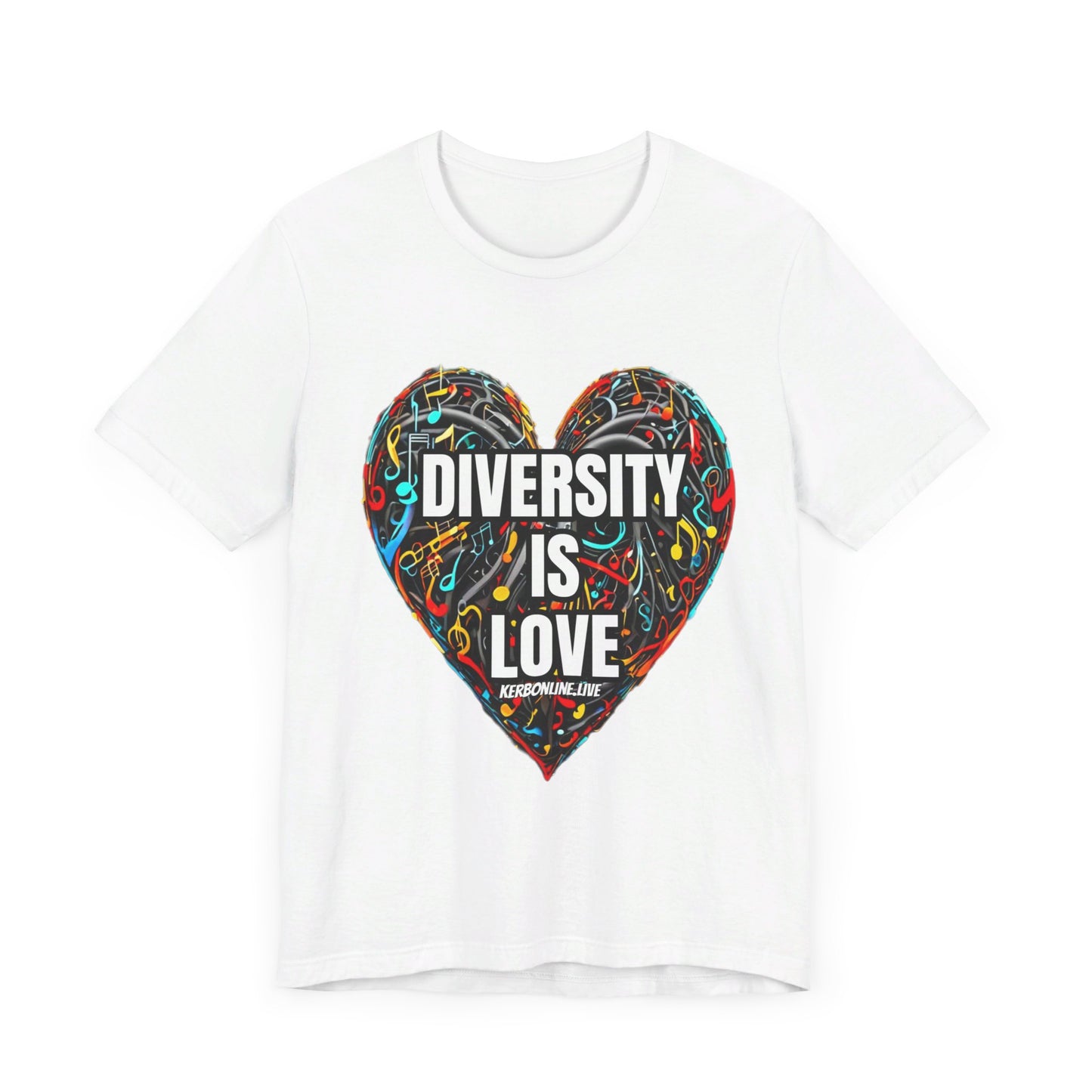 KERB Diversity is Love - Unisex  Short Sleeve Tee