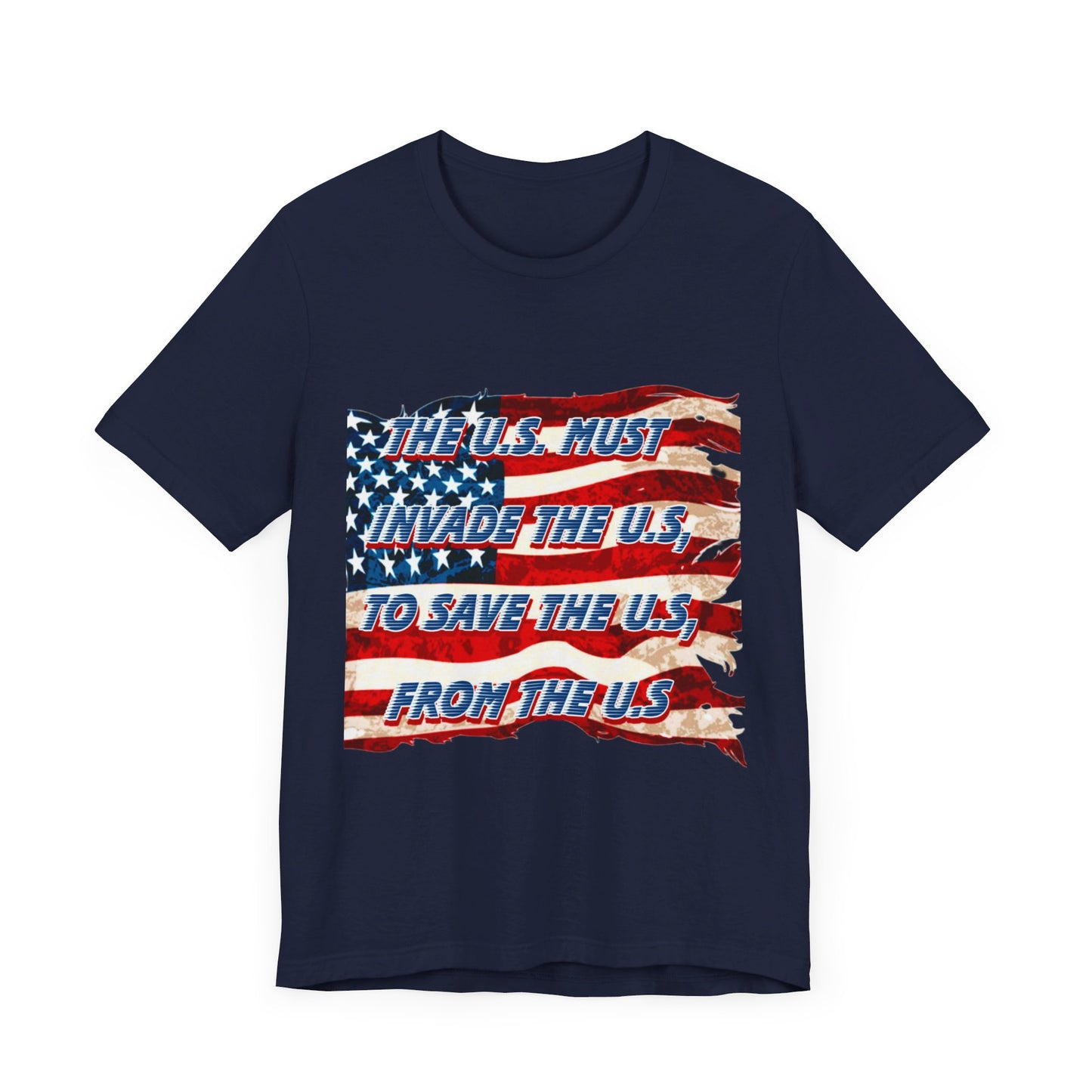 Save the USA from Itself - Unisex Jersey Short Sleeve Tee