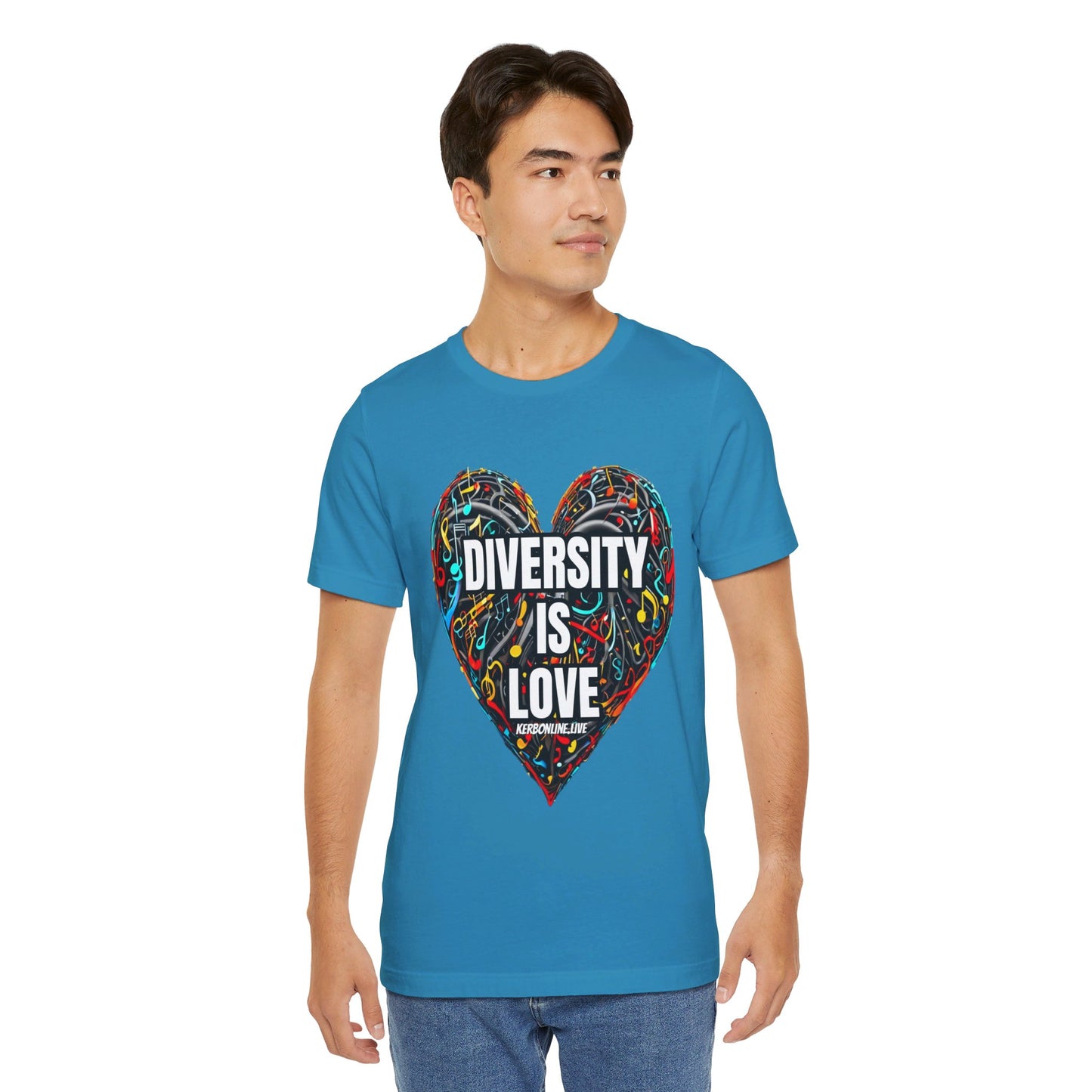 KERB Diversity is Love - Unisex  Short Sleeve Tee