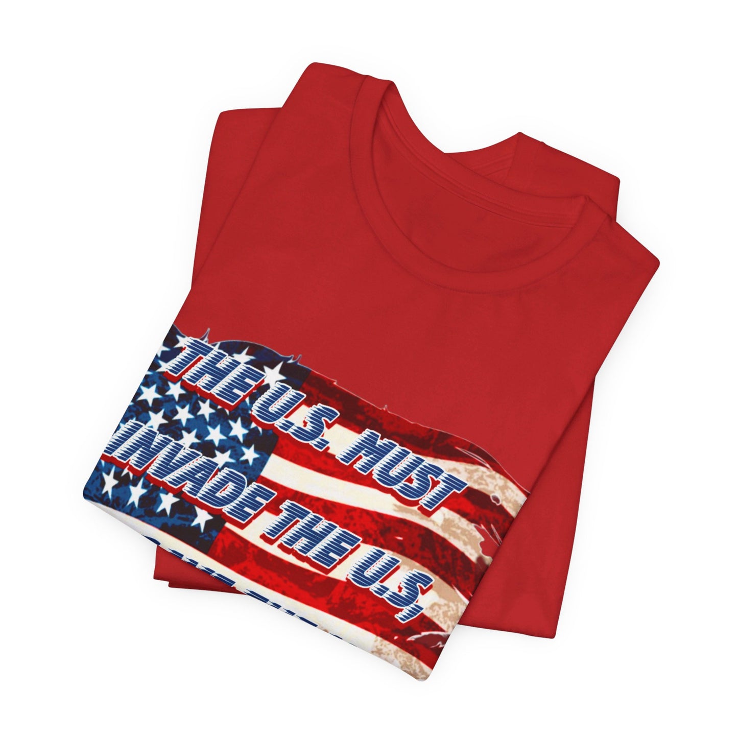 Save the USA from Itself - Unisex Jersey Short Sleeve Tee