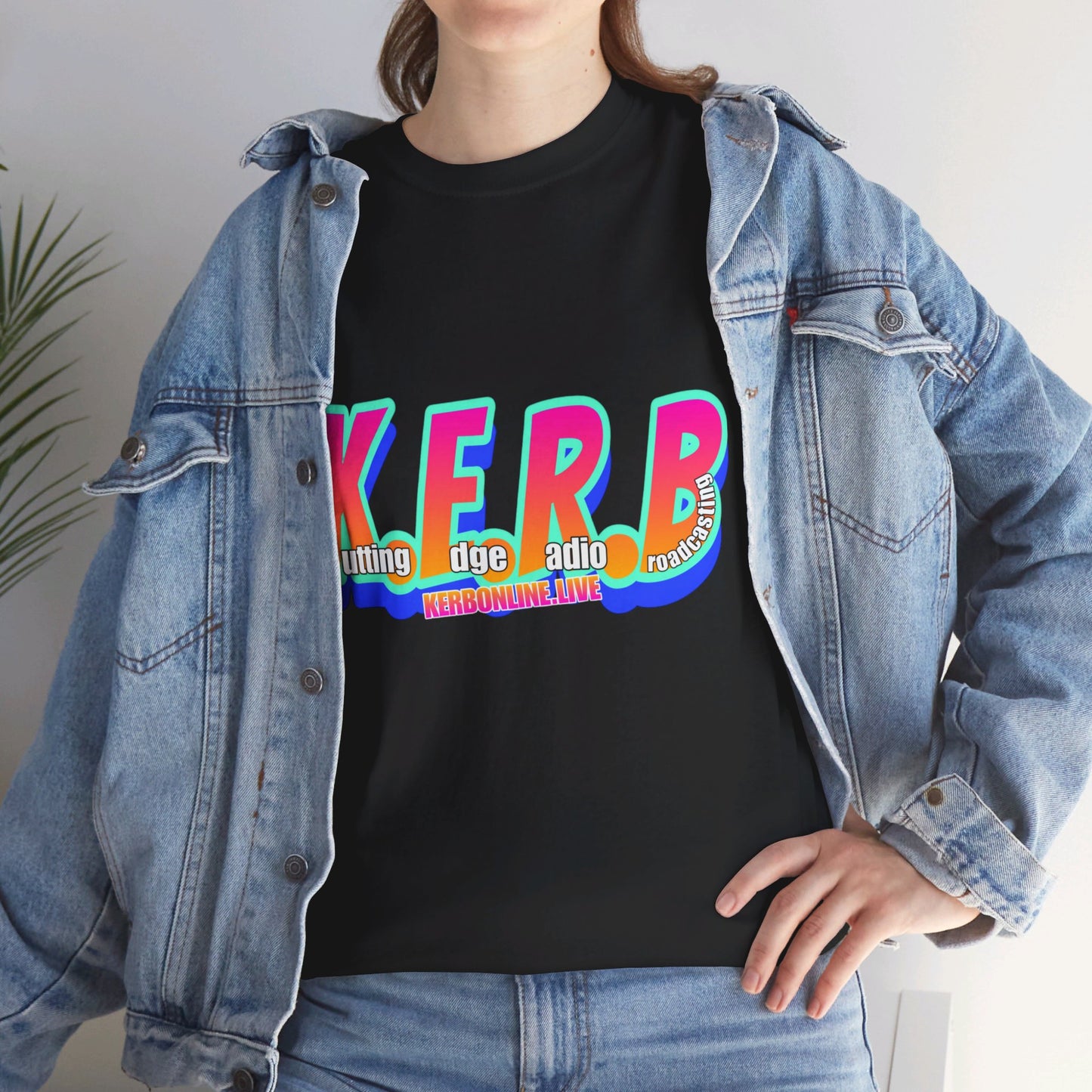 KERB Rainbow Logo Unisex Heavy Cotton Tee