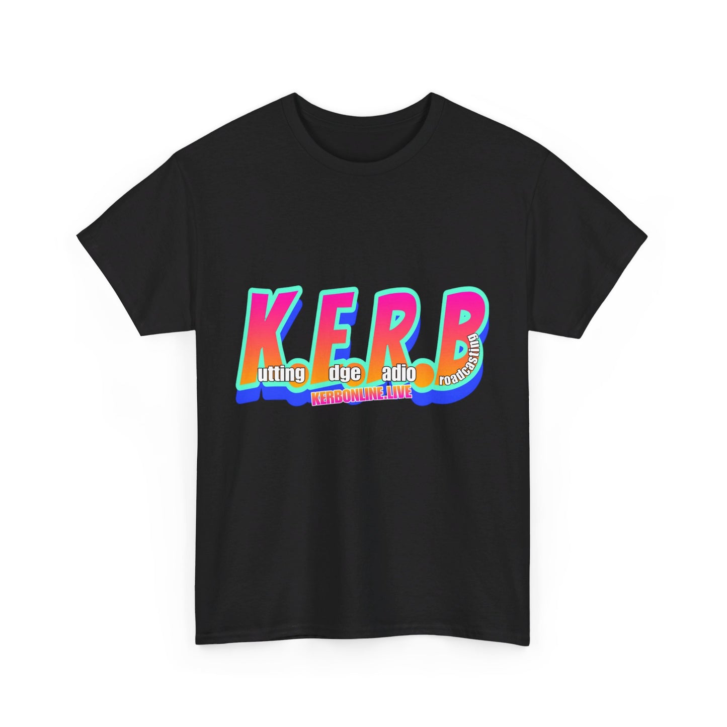 KERB Rainbow Logo Unisex Heavy Cotton Tee