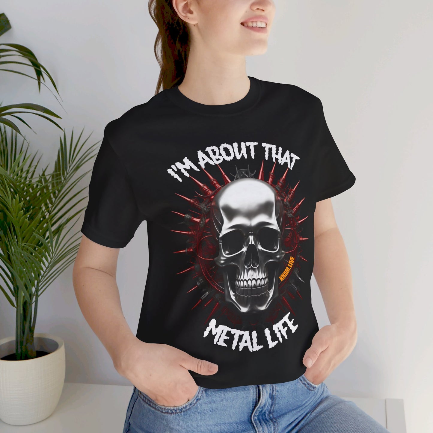 K-RAM About That Metal Life Unisex Short Sleeve Tee