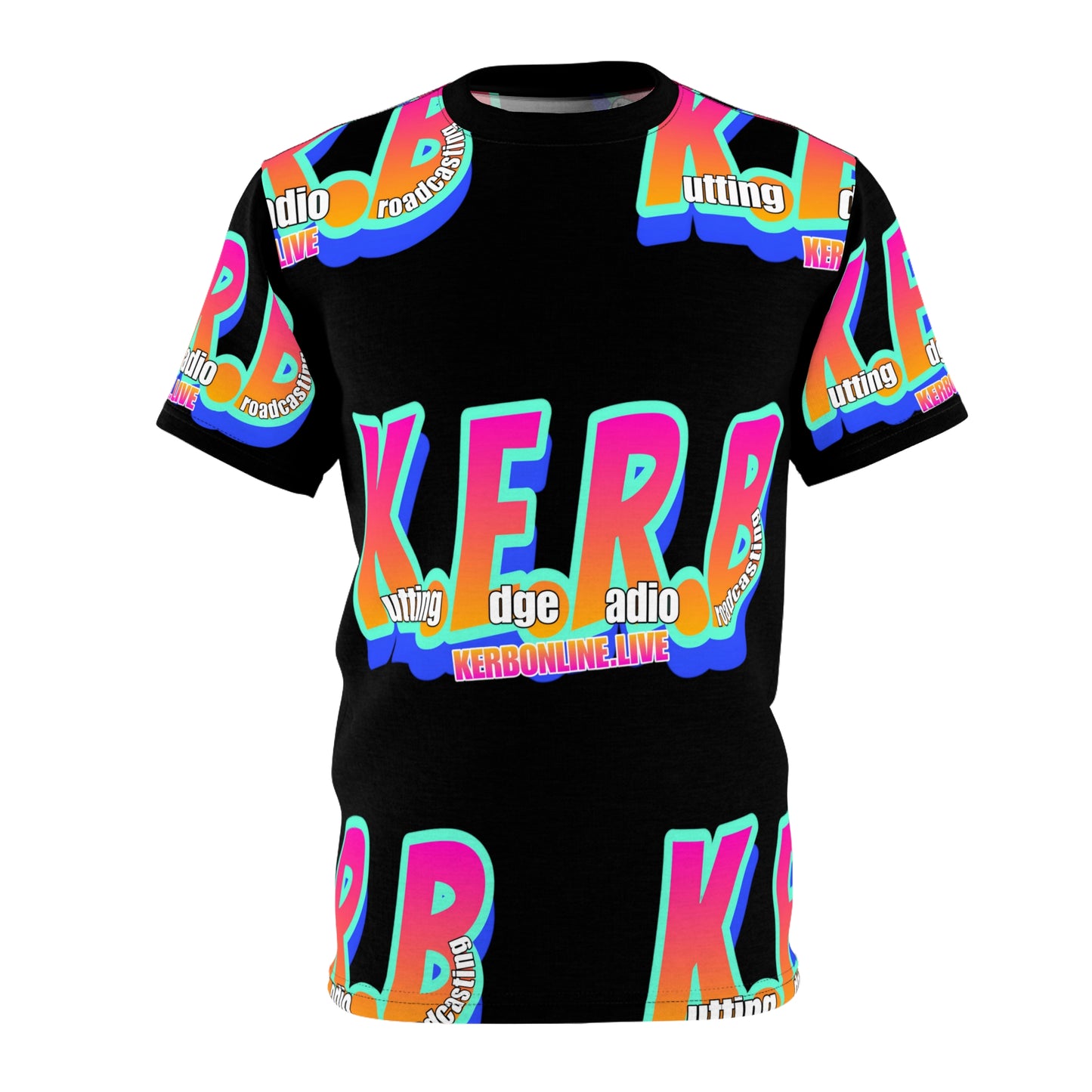 KERB Block Logo Unisex Cut & Sew Tee (AOP)