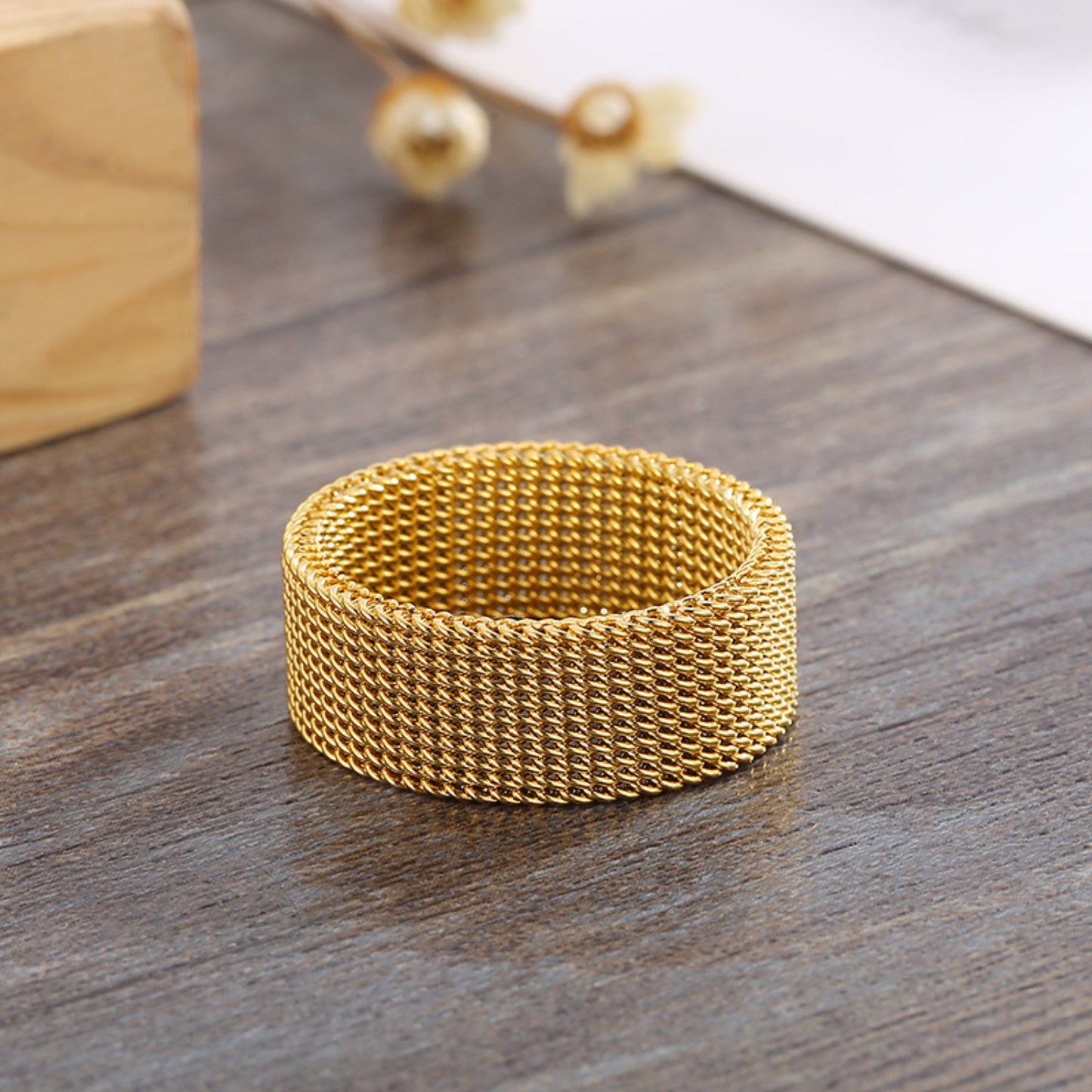 Weave Stainless Steel Ring